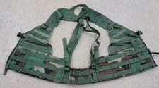 MOLLE II Zippered Fighting Load Carrier Vest Woodland