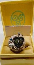 Sajen Rainbow Obsidian Carved Goddess MultiGe...