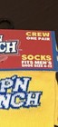 Cap'n Crunch Graphic Novelty Crew Socks, 1 Pair, Men's Size 6-12, Yellow — photo 2
