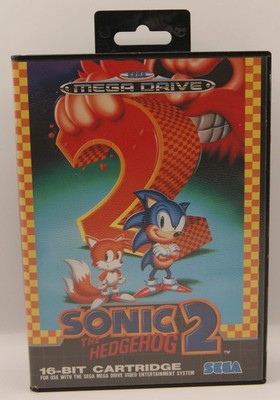 Sonic the Hedgehog 2 SEGA Mega Drive PAL CIB komplett Box Anleitung Modul 1992