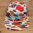 Vintage Mazda Hat Snapback Hawaiian Fish AOP Rope 80s 90s Enumclaw Washington