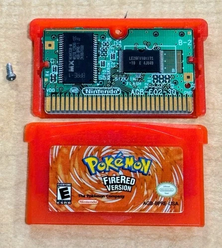 Pokemon FireRed Version Authentic (Game Boy Advance, 2004) GBA Tested