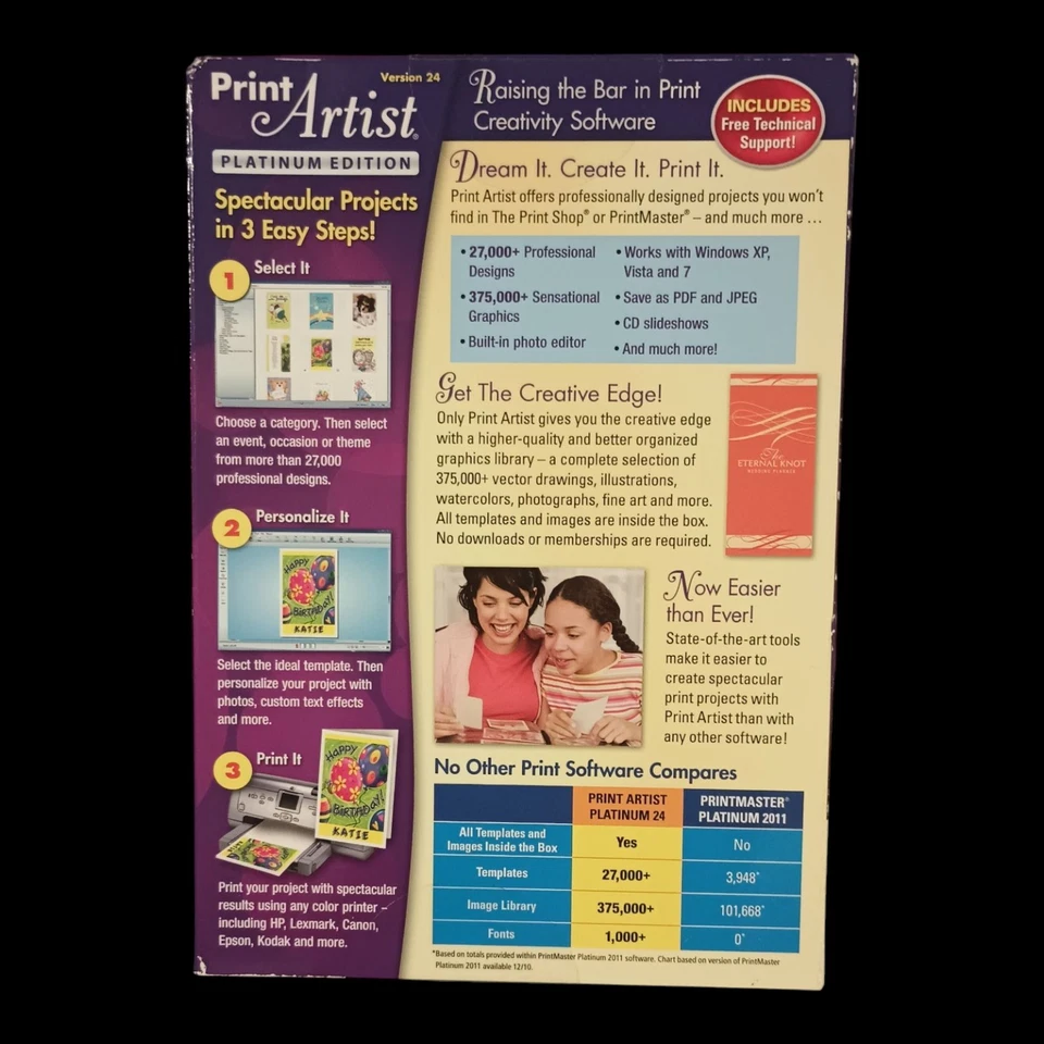 Print Artist Platinum Edition Version 24 - Windows XP, Vista, or 7 DVD - Image 2 of 4