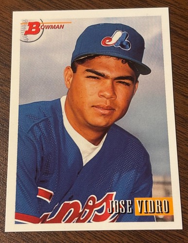 Jose Vidro #592 1993 Bowman card
