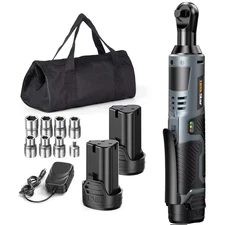 Electric Ratchet Wrench 3/8 Inch 40 Nm Power Cordless Ratchet Wrench 200RPM New