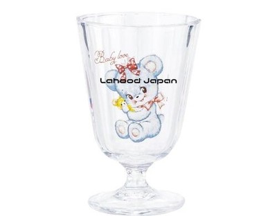 Sun Art Swimmer SWIMMER Stemless Glass Baby Love Approx. 190ml Made in Japan