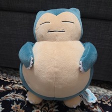Pokemon Snorlax Fluffy Arm Pillow Plush 10.5 Ensky Cushion Japan Official NWT