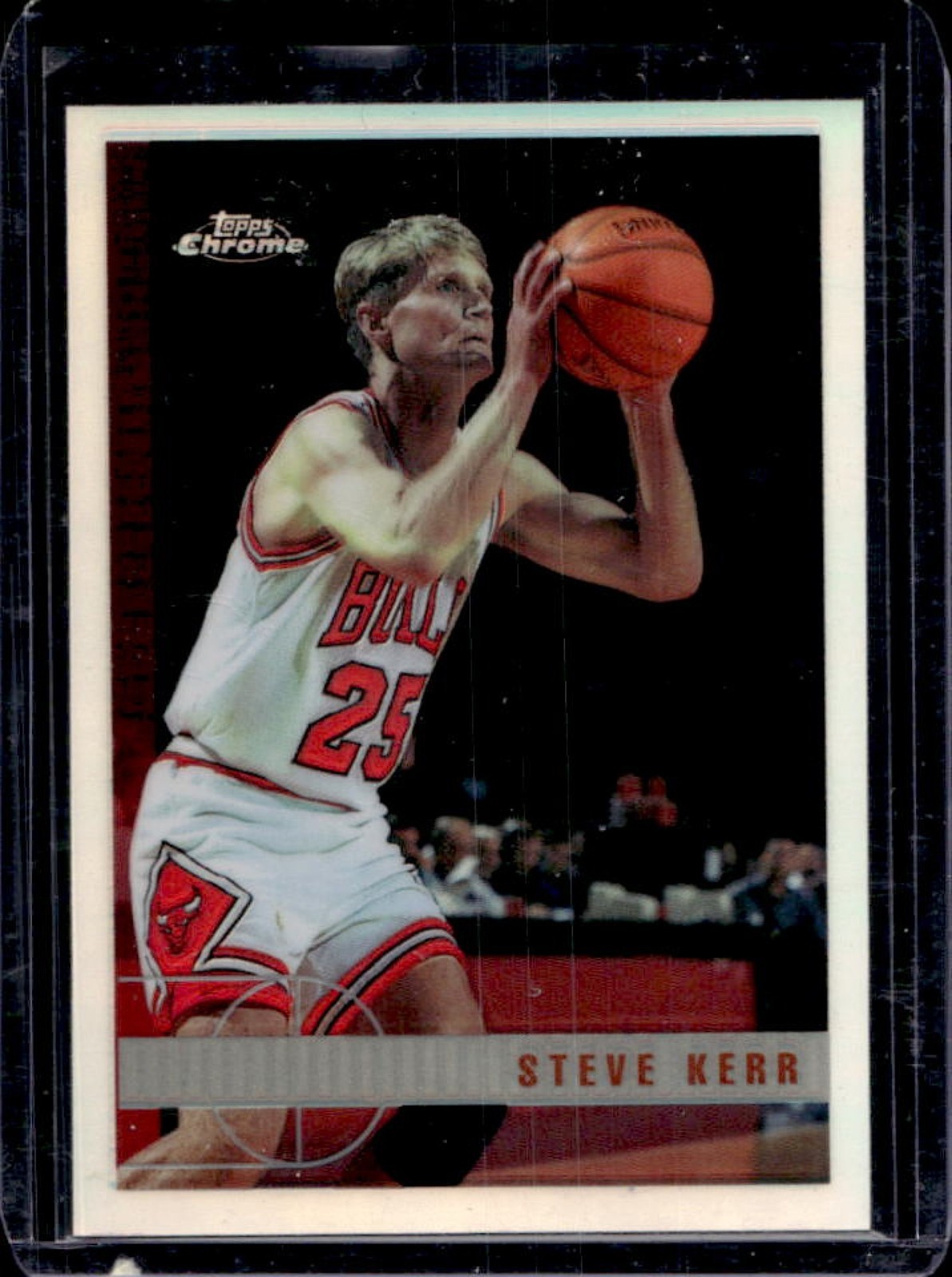 1997-98 Topps Chrome Steve Kerr Refractor #80 Bulls