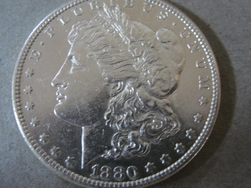 1880 Morgan Silver Dollar Uncirculated beautiful coin