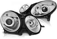 Scheinwerfer Paar Mercedes E-Klasse W211 06-09 Design Chrom