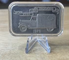 1973 KEEP ON TRUCKING AJAX TRUCKING CO. .999 FINE 1oz SILVER BAR. Madison Mint