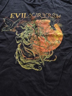 Evil Scarecrow Shirt X2 Medium Metal Bloodstock Sabaton Dimmu Borgir Death Black