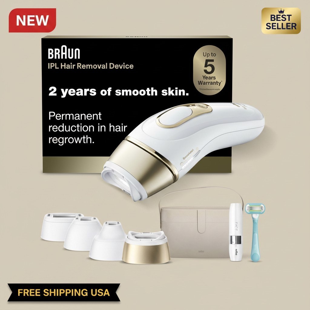 Braun IPL Hair Removal Silk Expert Pro 5 PL5442 - At Home Laser