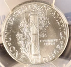 1935 Mercury Dime PCGS MS64 FB Full Bands Gem Brilliant Original Luster