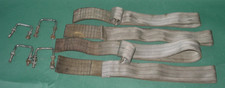 Vintage Pair Porsche 356 Seat Belts Brackets