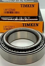 Timken Set18, Bearin Lm102949 / Race Lm102911 Cup And Cone Set. Bearing Gm 8,5In