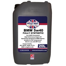 5W40 BMW Longlife C3 Fully Synthetic Engine Oil LL-04 20 Litres 20L 4.00 per litre