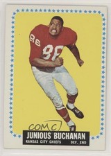 1964 Topps Buck Buchanan (Junious on Card) #92 Rookie RC HOF 2u3. rookie card picture