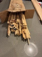 Enormous Lot Balsa Strips And Sticks For R/c Model Airplane Kit