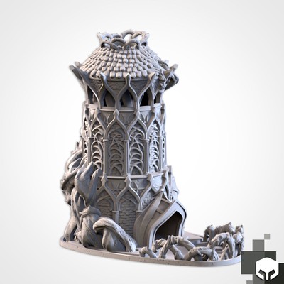 Das Spiel des Schicksals - ''Druidenturm'' Würfelturm