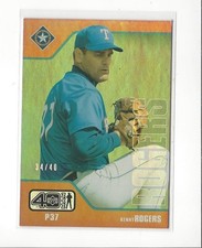 2002 Upper Deck 40-Man Electric Rainbow #233 Kenny Rogers Rangers /40