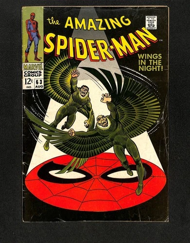 Amazing Spider-Man #63 VG- 3.5 Vulture Appearance! Marvel 1968