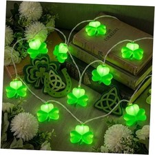 8.5Ft Shamrock String Lights,St Patricks Day Lights with Clover String Lights