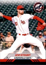 2023 Louisville Bats Choice #25 Levi Stoudt Pottstown Pennsylvania Baseball Card