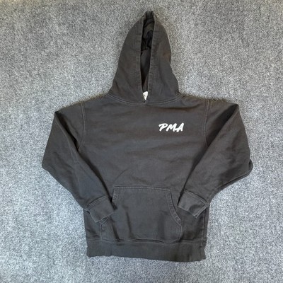 Independent Trading Co. PMA Popover Hoodie Mens L Black Shark Wrestling Graphic