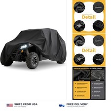 XYZCTEM UTV Cover Lightweight Waterproof Outdoor 4-6 Seater  Fit for Polaris...