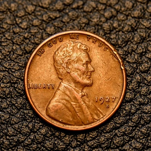 (ITM-7064) 1927-S Lincoln Cent ~ AU Details ~ COMBINED SHIPPING!
