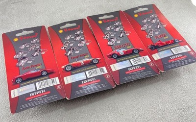 Shell V-Power Ferrari Keychain Set of 4 Enzo 250 GTO F2007 156 F1