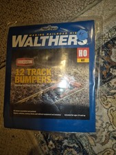HO Walthers 933-3511 Cornerstone 12 Track Bumpers Kit Dark Gray Molding NIP BE6