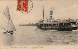 CPA 62 BOULOGNE SUR MER LE " HOLLAND ".