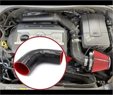 3 inch 90 Degree Elbow Silicone Hose Pipe Intercooler Coupler Turbo Black Red 3"