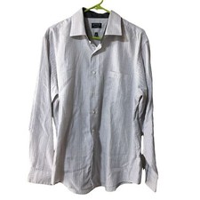 ARROW WRINKLE FREE BUTTON DOWN FITTED SIZE 18 1/2 LARGE 34/35