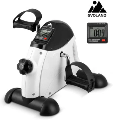 EVOLAND Mini Heimtrainer Pedaltrainer Beintrainer Fitnessbike Mini Bike Fitnessgerät