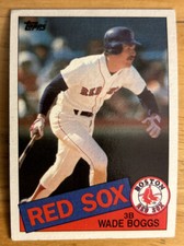 1985 Topps Wade Boggs Card #350 Red Sox Third Base HOF Low-Grade GD/VG O/C