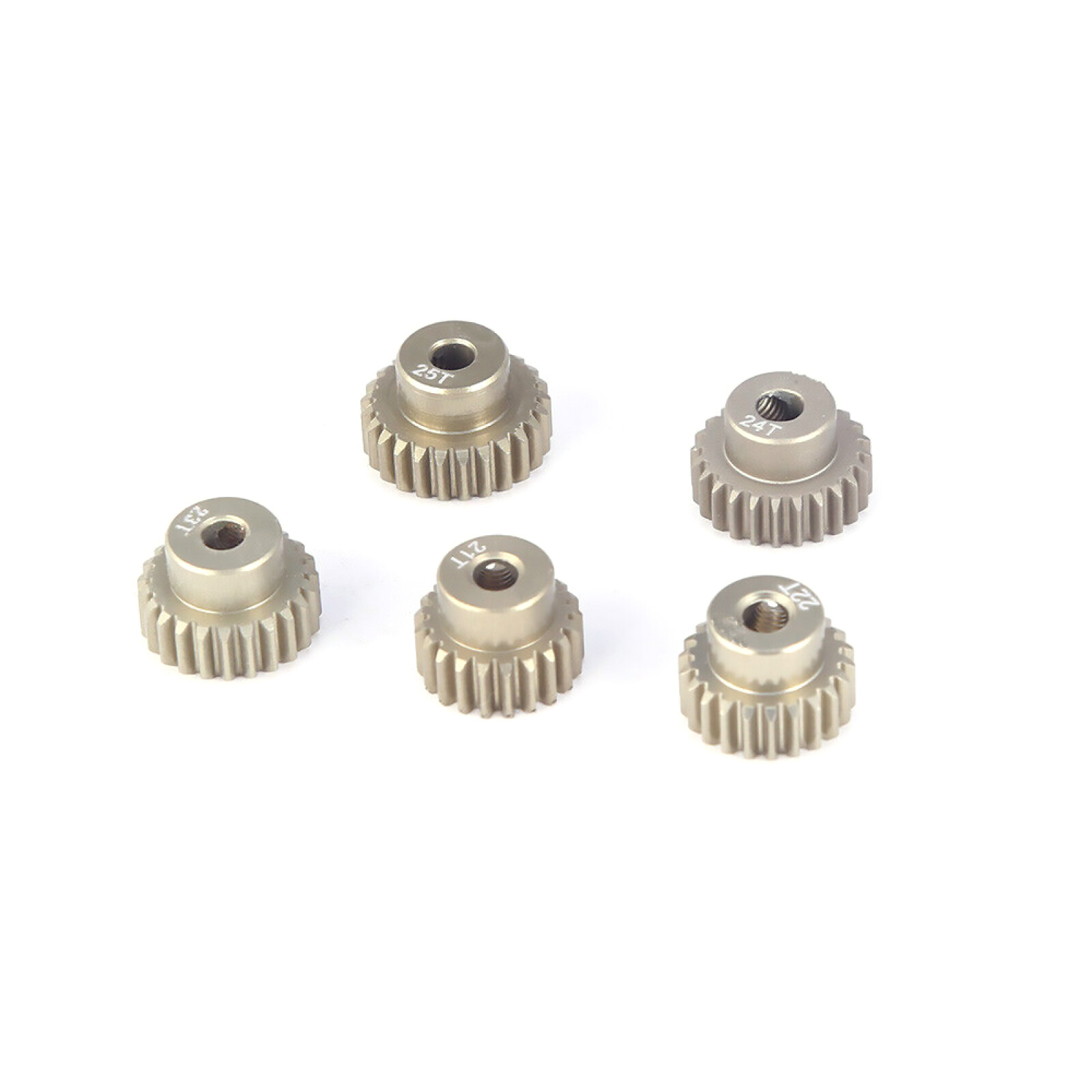 5Pcs 21-25T/26T-30T 48DP Motor Gear Motor For 1/10 RC Car Model Vehicle