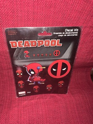 DEADPOOL Marvel Chroma Decal Kit 9  Decals Stickers New & Sealed Marvel Deadpool