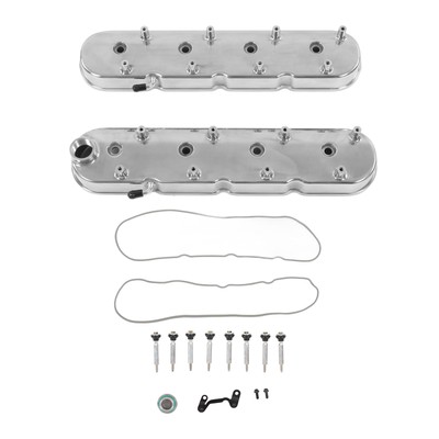 Car Auto Engine Valve Cover Cast Aluminium Engine Dress Up Gasket Bracket Set
