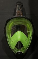 Full Face Snorkel Snorkeling Mask - Large - Neon Green - Unbranded