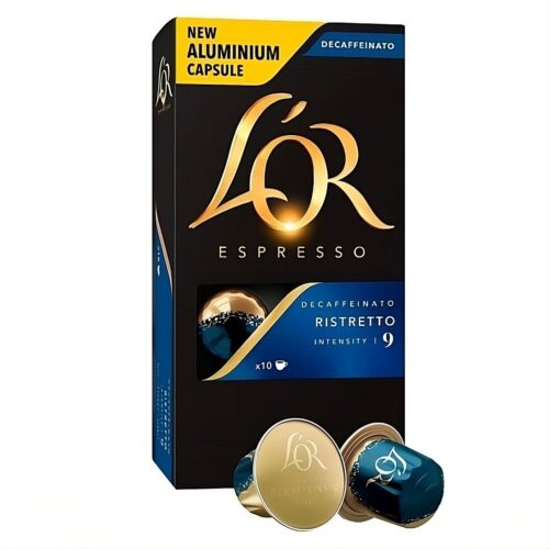 100 L'Or Ristretto Decaffeinato Blend Kaffeekapseln Aluminium Nespresso L'OR 9 - Bild 1 von 1