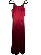 Jessica McClintock Gunne Sax Satin Red Dress Size 11