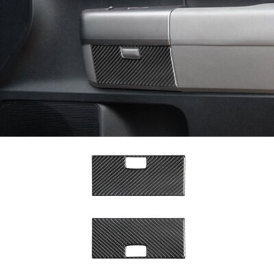 For Toyota Tundra 2007-2013 Carbon Fiber Interior Compartment Door Cover Trim