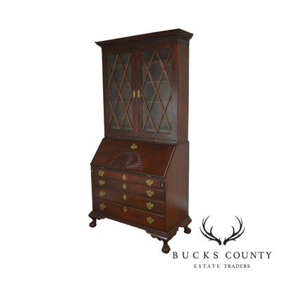Irion Company Solid Mahogany Chippendale Style Antique Claw Foot