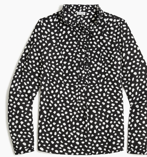 J.Crew Women's Petite Printed Long 