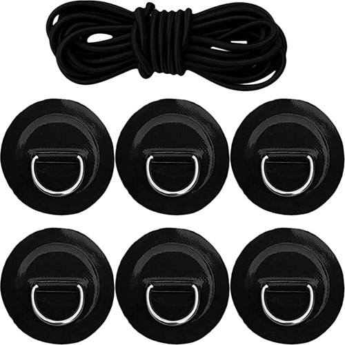 Inflatable Repair Kit Bungee Rope D-Ring Patches Kit Inflatable Bungee ...