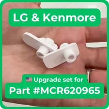 For LG Kenmore Crisper Drawer Wheel Mount MCR620965 PETG 2-Pack US Seller