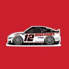 2025 Nascar Ryan Blaney Discount Tire Sticker
